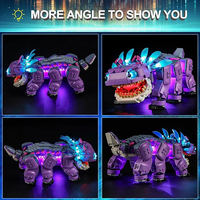 LED Light Kit for Lego 77077 Fortnite Klombo, Compatible with Lego 77077 Building Blocks Model(Not Include Blocks Set)