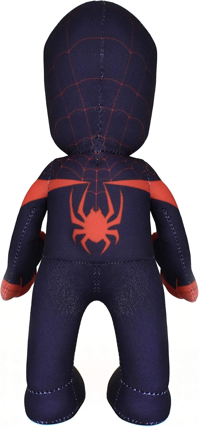 Bleacher Creatures Marvel Miles Morales Spider-Man 10" Plush Figure - A Superhero for Play or Display
