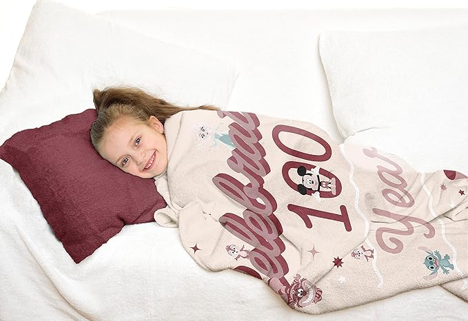 Northwest Disney 100 Silk Touch Throw Blanket, 50" x 60", Celebrate Wonder