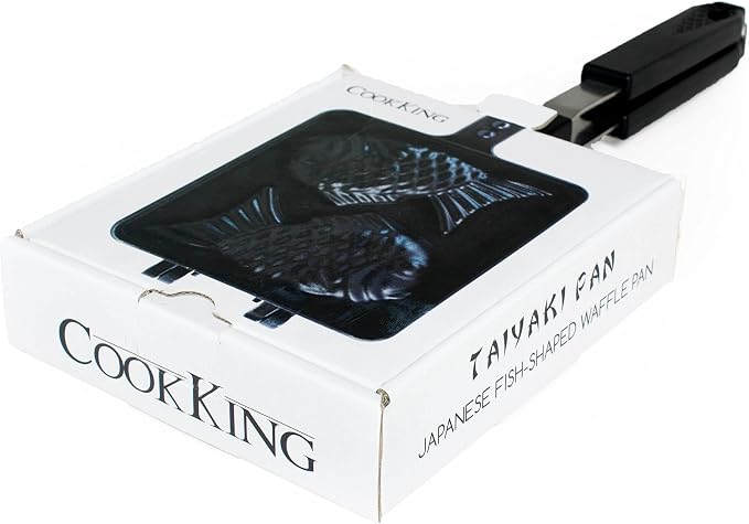 COOKKING - Taiyaki Japanese Fish-shaped Pancake Double Pan, Made in Korea