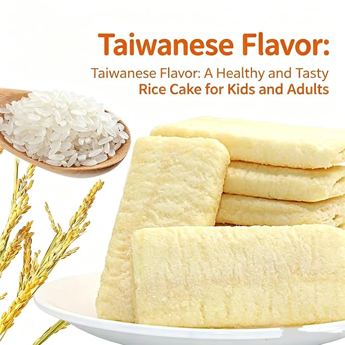 Korean Milk Rice Snacks – Creamy Milk Flavor, Crispy & Crunchy, Individually Wrapped, 10.6 oz (300g) per Bag