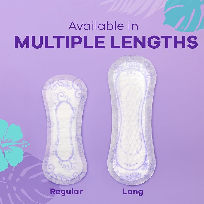 Always Daily Protect Liners, Regular Length, Unscented, 382 Count Total (96 Count x 4 Packs)