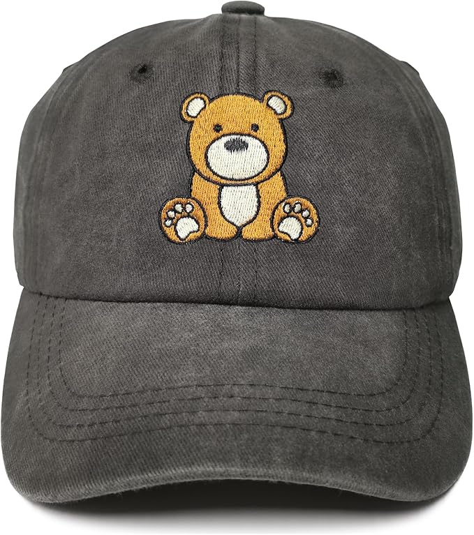 Embroidered Animal Baseball Hats for Boy and Girl