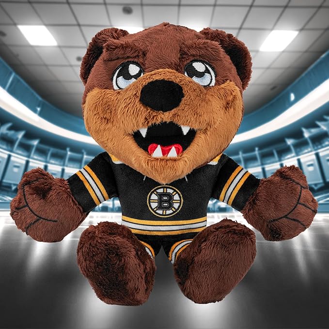 Bleacher Creatures Boston Bruins Blades 8" Kuricha Mascot Sitting Plush - Soft Chibi Inspired NHL Mascot