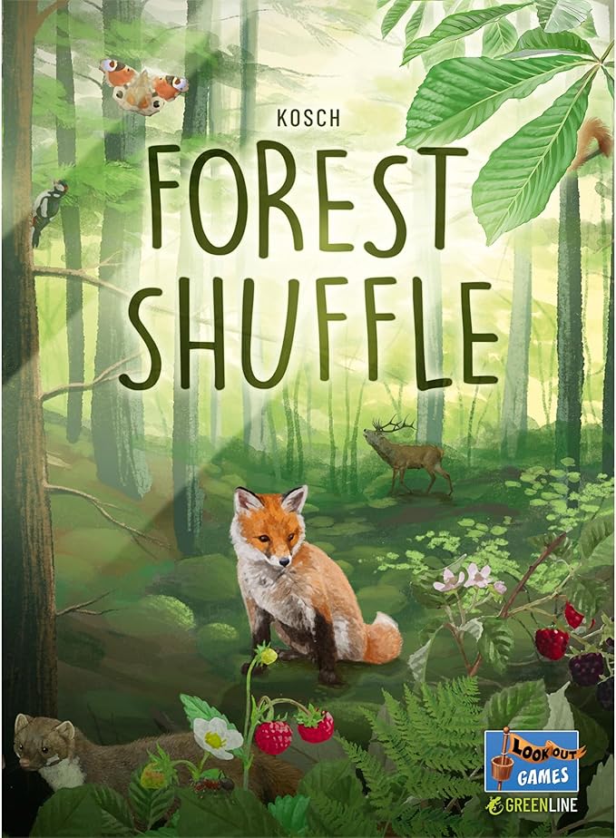 Games Forest Shuffle Card Game - Create an Ecological Paradise! Clever Strategy Game for Kids & Adults, Ages 10+, 2-5 Players, 60 Min Playtime, ECO-Friendly Packaging