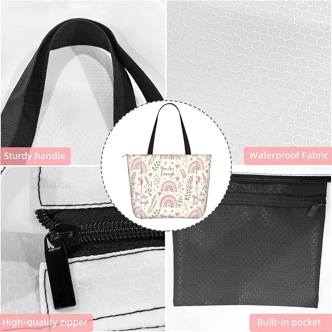 Christian Cross Jesus God Yoga Mat Bag for Women with Mats Bags Carrier Carryall Canvas Tote with Zipper Pocket, Polyester Gym Bag for Yoga Pilates Beach Travel Fitness Workout Gifts for Yoga Lovers
