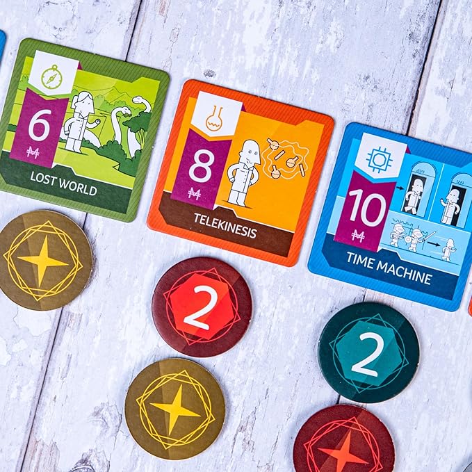 GameHead Venture Angels, Casual Bidding & Bluffing Board Game for 3-5 Players, Ages 8+, Strategic Investment & Reputation Building, Fast Paced 20 Minute Play Time, Fun and Travel Friendly