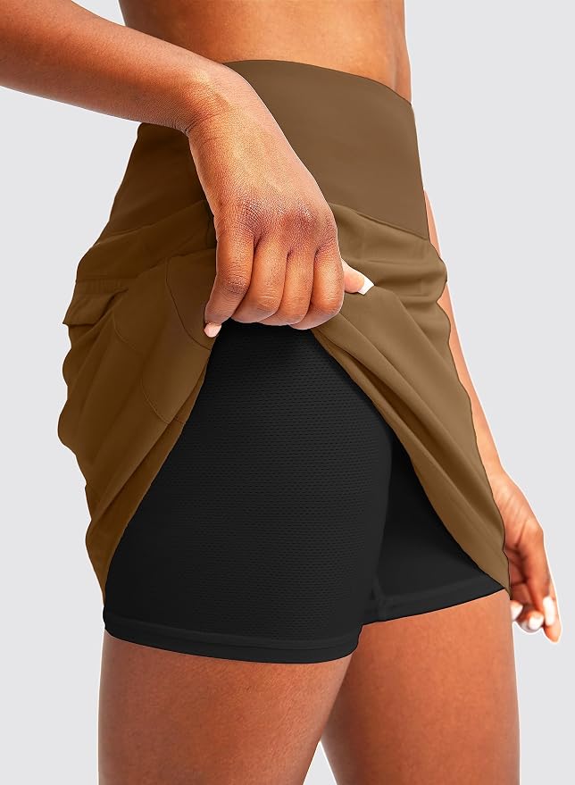 G Gradual Golf Skorts Skirts for Women with 5 Pockets Women's High Waisted Lightweight Athletic Skirt for Tennis Running