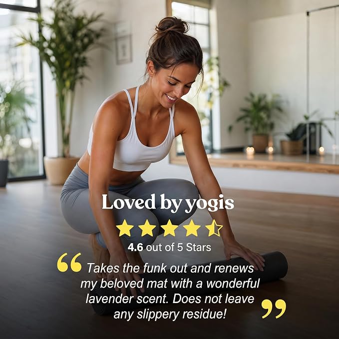 ASUTRA Yoga Mat Cleaner Spray Variety Pack (Lavender, Eucalyptus, Citrus), 4 fl oz Each (Pack of 3) - No Slippery Residue, Organic Essential Oils, Deep-Cleansing for Fitness Gear & Gym Equipment