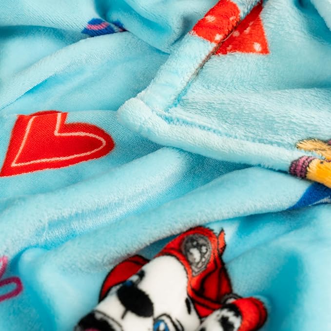 Paw Patrol Bedding Super Soft Plush Cozy Throw, 60 in x 70 in, (Officially Licensed Product) by Franco Collectibles