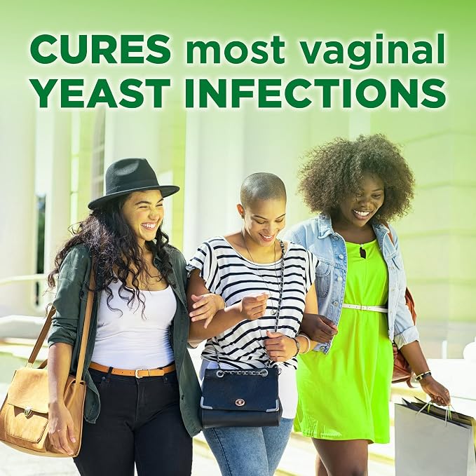 Amazon Basic Care Miconazole Nitrate Vaginal Cream (4 Percent), 3-Day Yeast Infection Treatment for Women with Prefilled Applicators, 0.18 ounce, 3 count