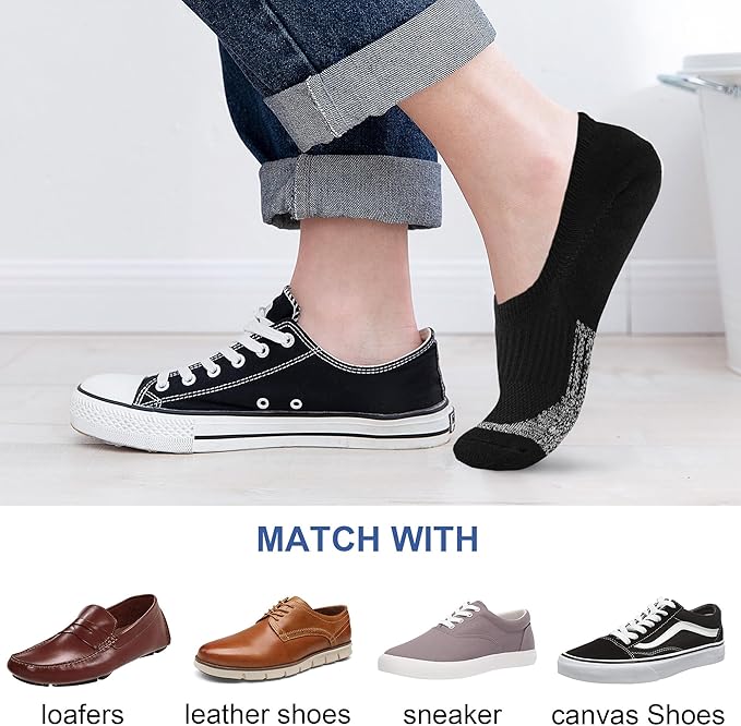 Gonii Womens No Show Socks Athletic Ankle Socks Cushioned Running Low Cut 5-8 Pairs