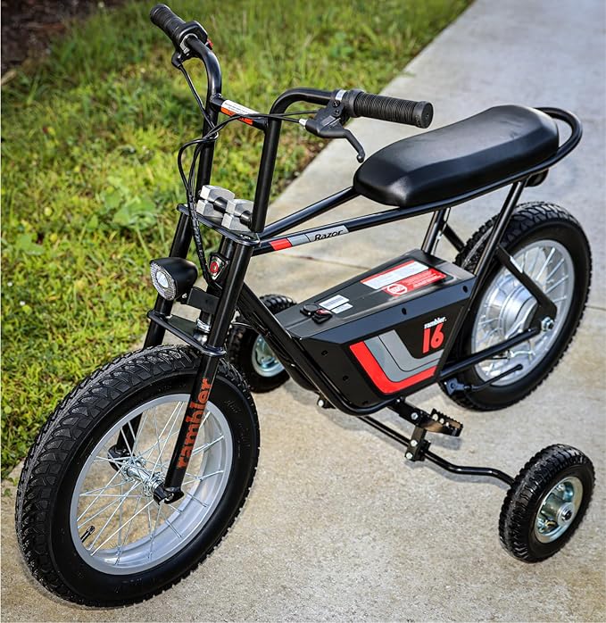 Hardline Products USA Wheels for Tots Training wheels for Razor Rambler 12 & 16 24v-36v Electric Minibike - 1602-UT-Rambler