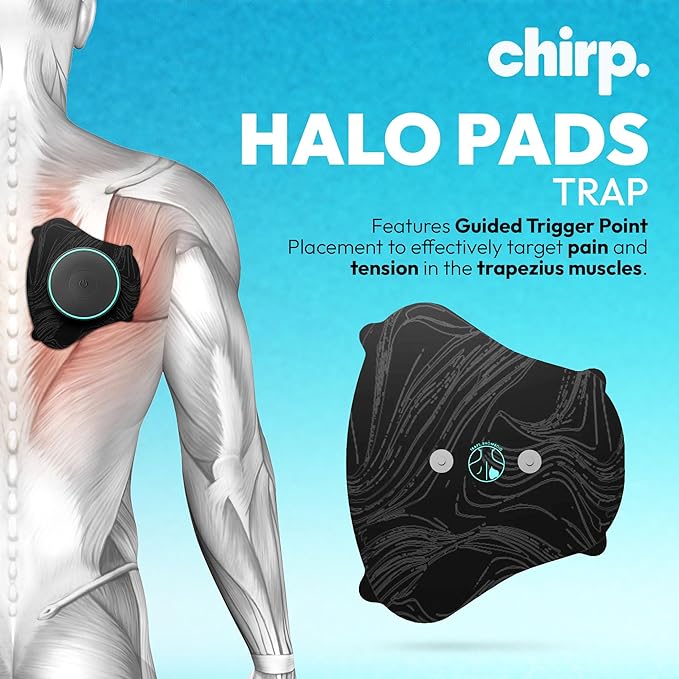 Chirp Halo Pads – Targeted Pain Relief, Deep Tissue Support, Muscle Recovery for Back, Shoulders, HIPS, & More