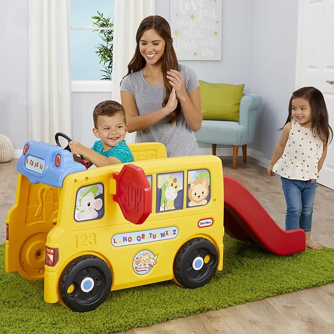 Little Tikes School Bus Climber, Boys and Girls, Kids Ages 18 Months to 4 Years