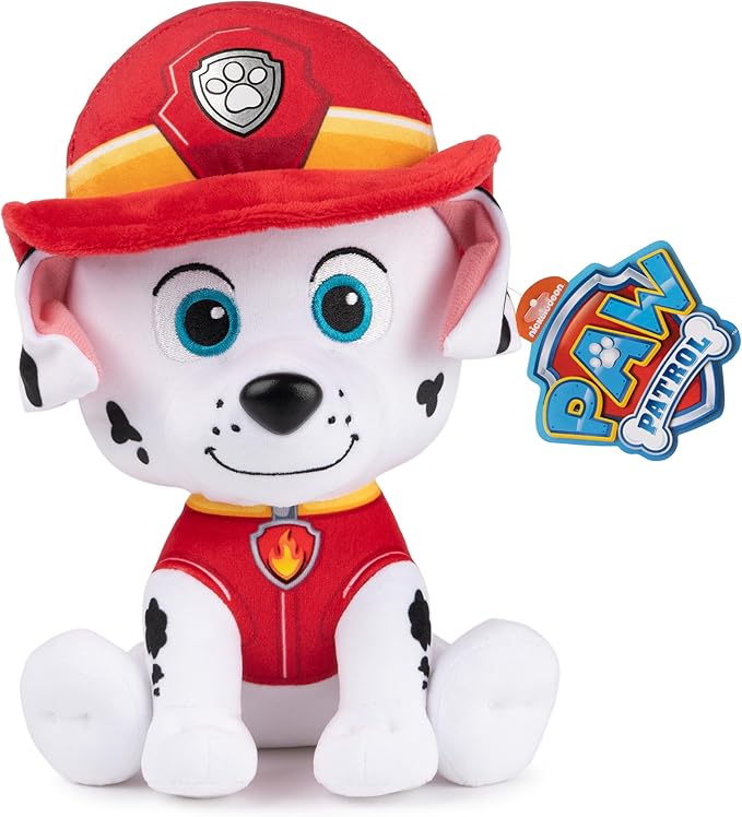 GUND PAW Patrol Marshall in Signature Firefighter Uniform for Ages 1 and Up, 9" (Styles May Vary)