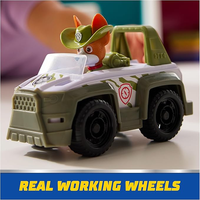 Paw Patrol, Tracker’s Jungle Rescue Vehicle, Toy Truck with Collectible Action Figure, Sustainably Minded Kids Toys for Boys & Girls Ages 3 and Up