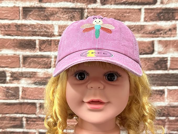 Embroidered Animal Baseball Hats for Boy and Girl