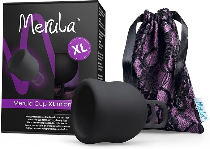 Merula Cup XL Midnight (Black) - The Menstrual Cup for Those Very Heavy Days