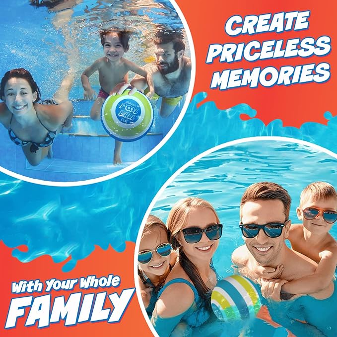 The Ultimate Pool Ball - Fill It with Water to Play Underwater Games - Outdoor Toys for Kids Ages 8-12 - Fun Easter Basket Stuffers for Boys & Gift Ideas for 6, 7, 9, 10 & 11 Year Old Girls & Teens