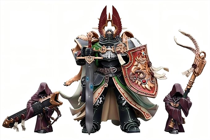 JOYTOY Warhammer 40K 1/18 Action Figures - Dark Angels Primarch Lion El'Jonson Perfect for Collectors & Decor - Ideal Gift for Birthdays - Christmas/Character Figure - JT7882