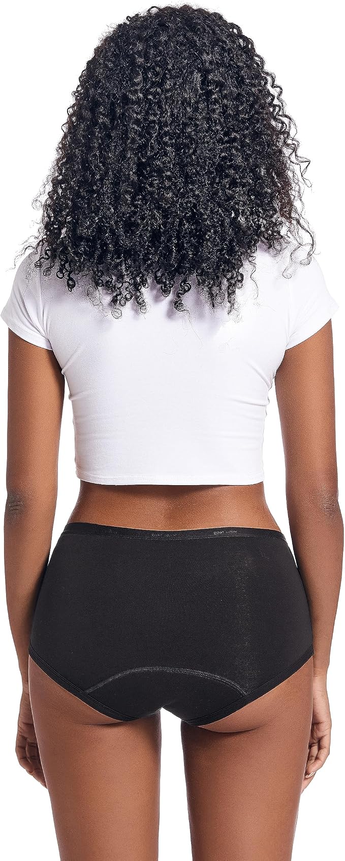 Goat Union Organic Cotton Boyleg Period Underwear for Women & Teens - Moderate Absorbency Period Panty