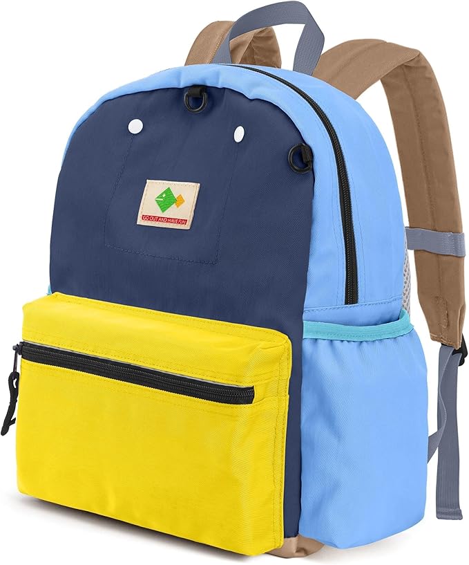 Kids Backpacks For Girls Boys, School & Travel, Large, 15" H, Unisex, Lelon-shark- L, Water Resistant, Animals Pattern, 1 L, Nylon