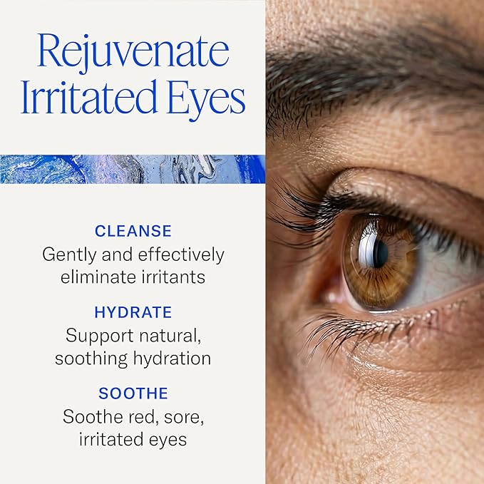 Avenova Eyelid and Eyelash Cleanser Spray - 20ml Bottle - Gentle Everyday Pure Hypochlorous Acid Spray for Eye Irritation