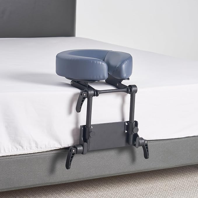 Master Massage Home Use Sleeping Mattress Top Massage Kit-Adjustable Headrest Face Pillow Cradle & Face Cushion Support Bracket, Head Rest Support- Eye Surgery Recovery - Cinnamon