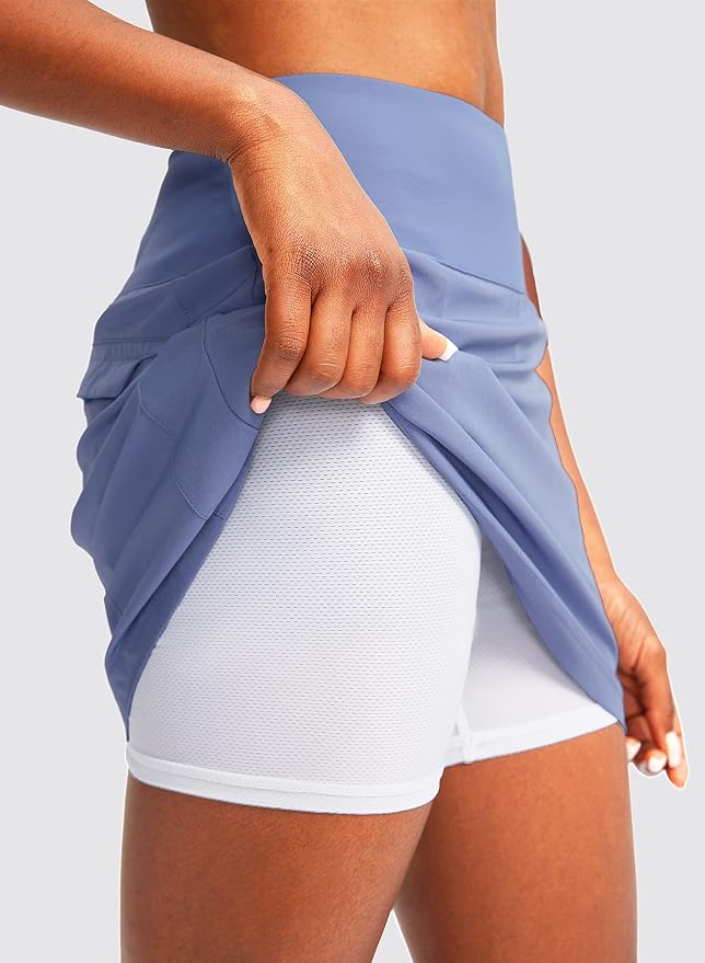G Gradual Golf Skorts Skirts for Women with 5 Pockets Women's High Waisted Lightweight Athletic Skirt for Tennis Running