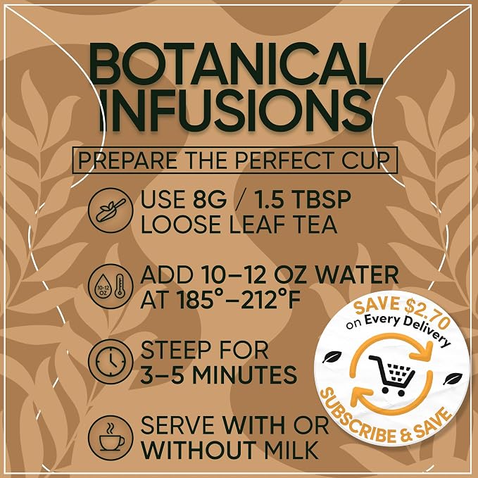 Authentic Masala Chai Loose Leaf Tea | Traditional Indian Spiced Black Tea | Bold Gourmet Blend with Cinnamon, Cardamom, Ginger & Clove | 1lb Bulk Bag | Caffeinated | Non-GMO