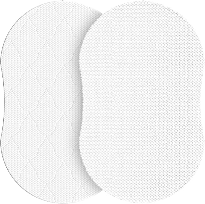 30x18 Oval Bassinet Mattress: 2" Thick Dual Side Gel Memory Foam Bassinet Mattress Fit for Halo Swivel/Luxe/Glide/Flex/Premiere Series Sleeper Bassinest - All-Season Design