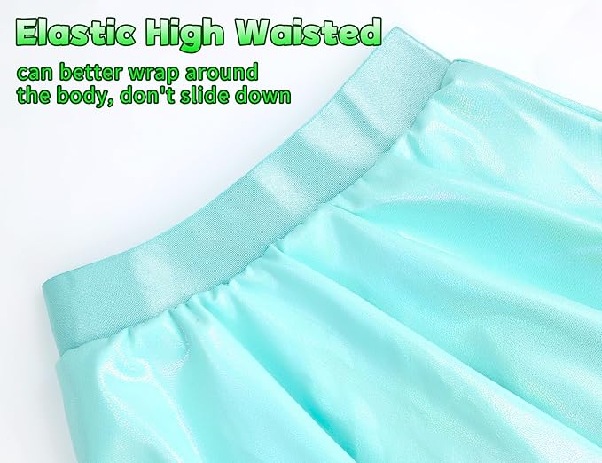 Gnainach Girls Skorts High Waist Athletic Skirts with Shorts Stretchy Activewear for Teens Kids Performance Tennis