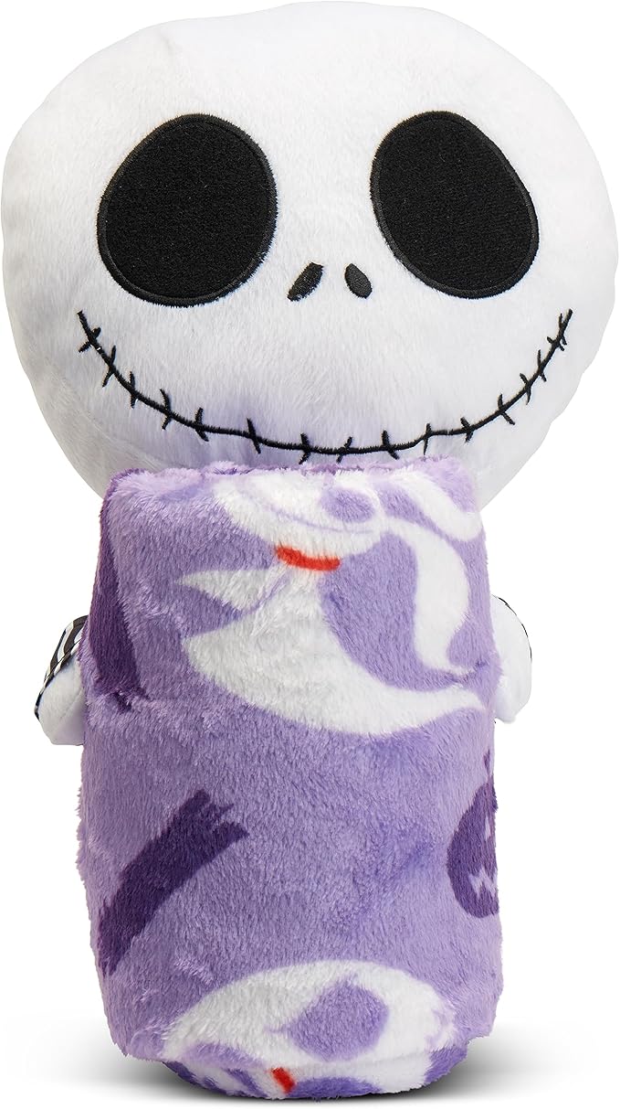 Northwest Character Hugger Pillow & Silk Touch Throw Blanket Set, 40" x 50", Nightmare Before Christmas - Nightmare Friends
