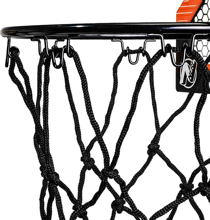 NERF Basketball Hoop Set - Pro Hoop Mini Hoop Set with Mini NERF Basketball - Steel Rim Great for Dunking