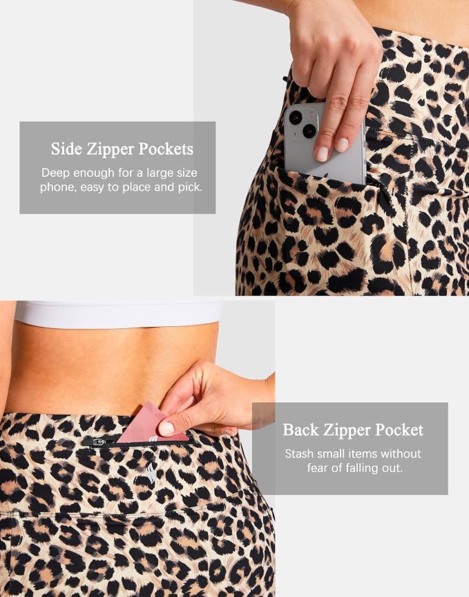 19" Ruffled Golf Skirts for Women | 3 Zipper Pockets, Knee Length, High Waisted, Long Skorts for Athletic, Casual, Tennis, Pickleball