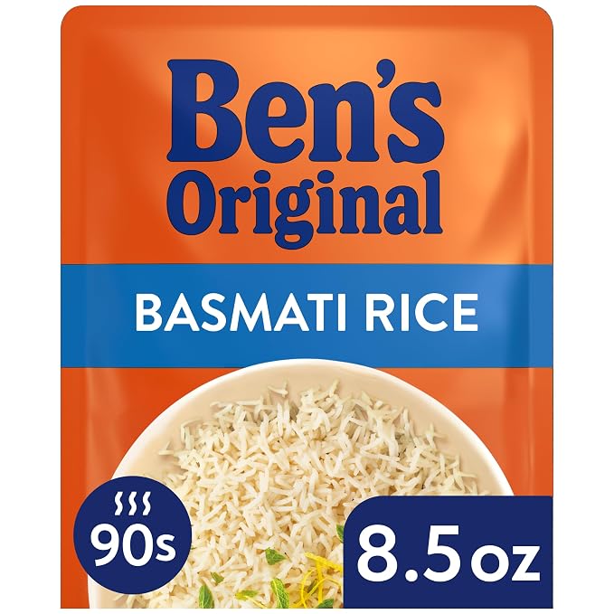 BEN'S ORIGINAL Ready Rice Basmati Rice, Easy Side Dish, 8.5 oz Pouch (Pack of 6)