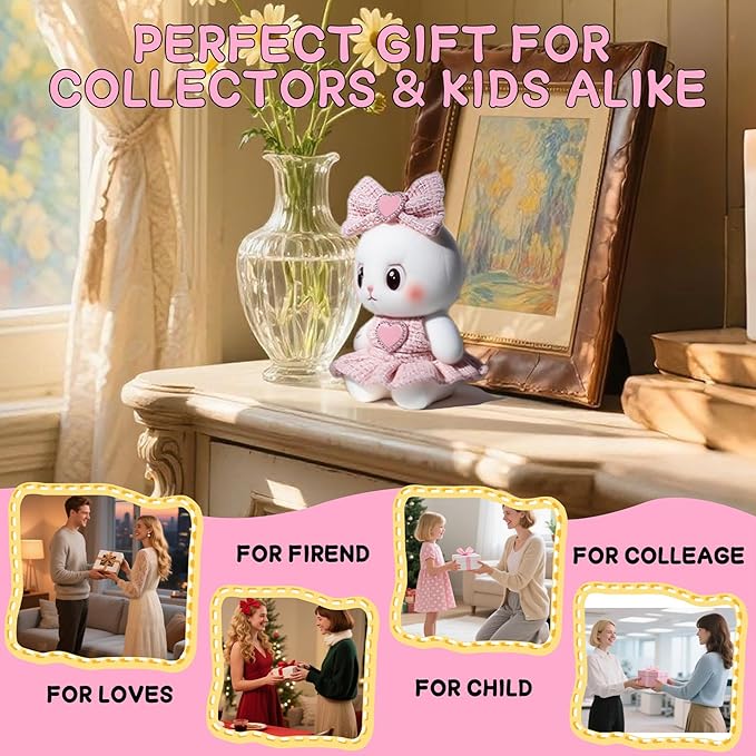 17 cm Doll Clothes - 6.7 Inches Cute Dolls Dress -17cm/15cm Dolls Outfit Set,Fashion Accessories Outfits, Luxury Chic Doll Clothes & Style Bundle,Gifts for Lovers(Style E)