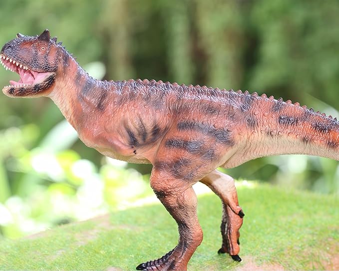 Gemini&Genius Carnotaurus Dinosaur Toy, Carnotaurus Dinosaur Action Figure, Dino Figurine, Birthday Gift, Cake Topper, Collection for Boys and Girls