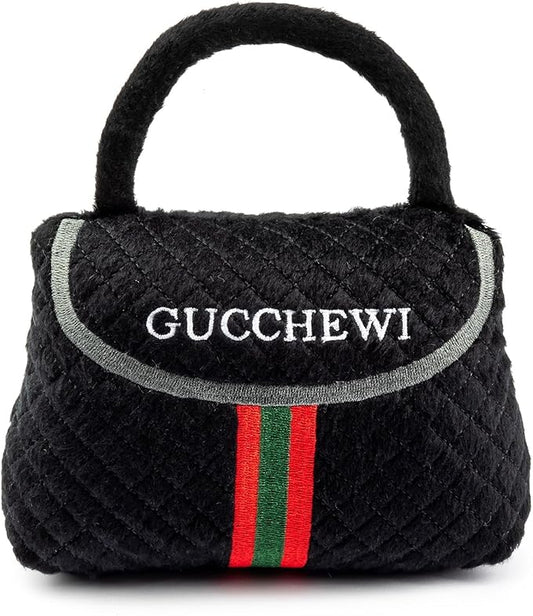 Dog Diggin Designs Runway Pup Collection | Unique Squeaky Parody Plush Dog Toys – Haute Couture Purses & Handbags