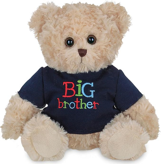 Bearington Big Buddy Teddy Bear, 12 Inch Big Brother Stuffed Animal