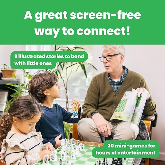 Chess Sets for Kids, Kids Chess Set, Chess Game Toddlers, Learning Games for Kids, Chess Sets for Boys & Girls