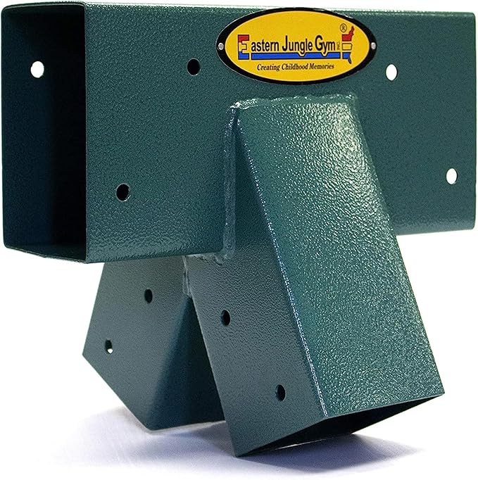 Eastern Jungle Gym Easy 1-2-3 90° A-Frame Swing Set Bracket Heavy Duty for Ez, Simple Install - DIY Swing Set Parts