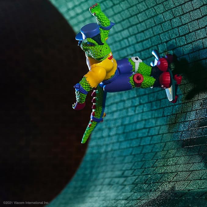Super7 Teenage Mutant Ninja Turtles Mondo Gecko 3.75 in Reaction Figure