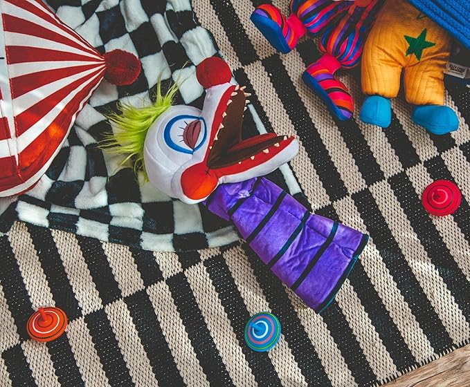Killer Klowns from Outer Space Baby Klown Offspring 14-Inch Collector Plush Toy Hand Puppet, Large Soft Stuffed Animal | 80s Horror Movie Collectibles