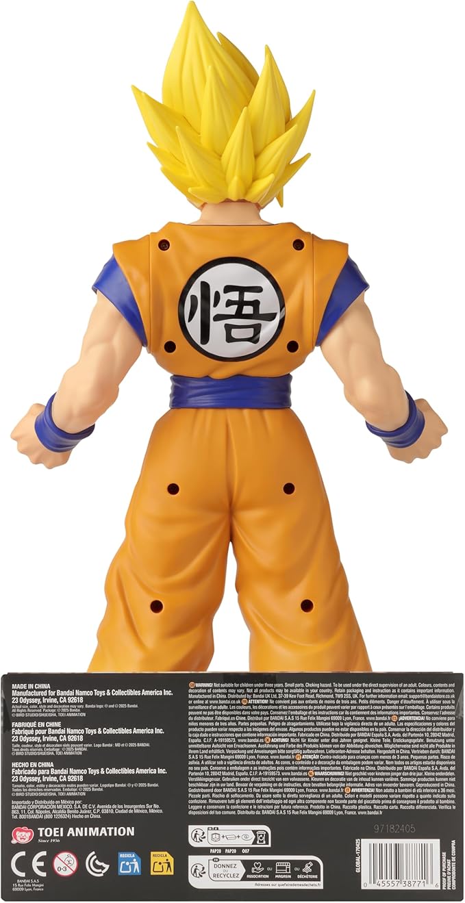 Colossal Warriors - Dragon Ball Super - Super Saiyan Goku 16" Action Figure