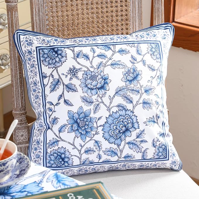 Designer Velvet Throw Pillow Cover,Set of 2,22"x22"-BlueWilow | Pillow Cover,Concealed Zipper Design,Dragonfly Pattern,Sofas,Bedroom,Living Room,Lounge Chairs,All Season Home Decor