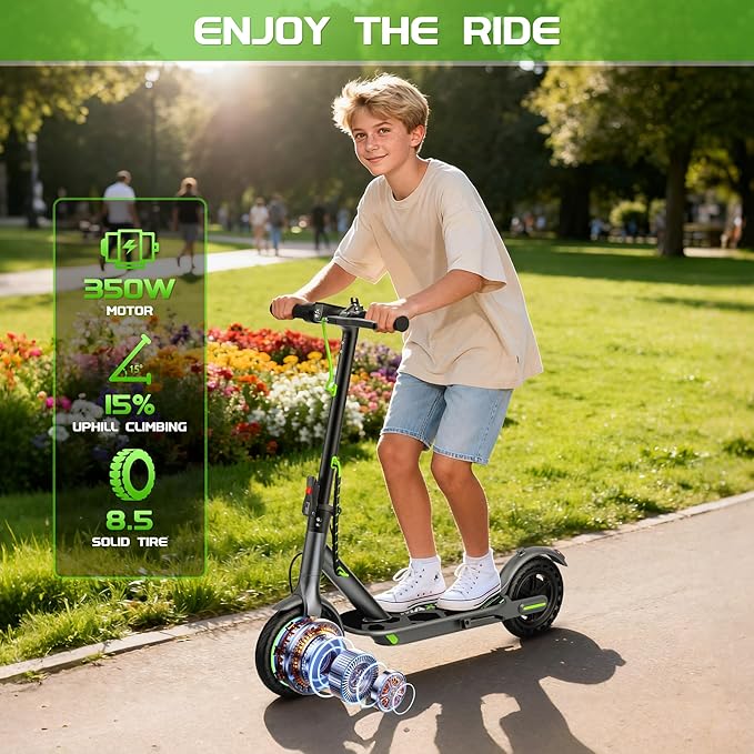 MAXSHOT Electric Scooter for Adults, 8.5/10/14" Tires, 19/22Mph, 350W/500W Motor, 21-28 Miles Range, Folding E-Scooter with Dual Suspension,APP(V1/SPRO/MAX/PRO/X1/X1PRO/PR)