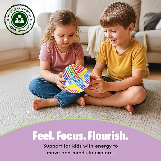 Fidget Sensory Toys for Kids with Autism Anxiety Stress - Quiet Fidgets for Classroom Preschool & Toddlers - Pop Squishy Calming Toys, Airplane Travel Must Haves, Holiday Birthday Gift Essentials EDC