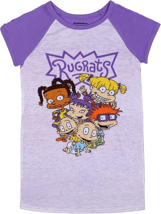 Nickelodeon Girls' Nightgown, Fantasy Gown, Comfortable Sleepwear, Soft & Cute Pajamas for Kids